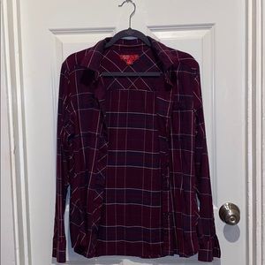 Eastern Mountain Sports Purple Flannel